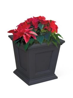 Fairfield Self-Watering Square Planter, 16” X 16” -Gardening Sales Store 8611695 13V tif