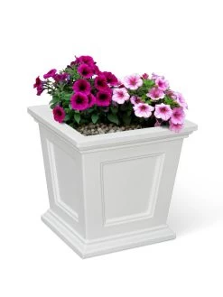 Fairfield Self-Watering Square Planter, 16” X 16” -Gardening Sales Store 8611695 16V tif