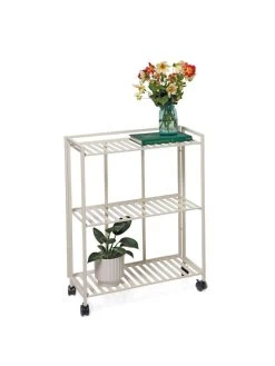 Oslo 2-Tier Plant Stand With Folding Shelves -Gardening Sales Store 8611766 4747 tif