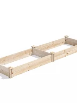 Pine Raised Garden Bed, 2' X 8' -Gardening Sales Store 8612243 03V jpg