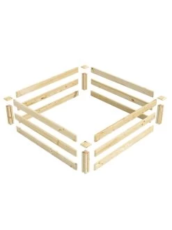 Pine Raised Garden Beds, 4'x4' 14 Pine Raised Garden Beds, 4'x4' -Gardening Sales Store 8612250 01v