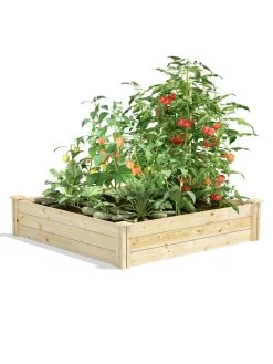 Pine Raised Garden Beds, 4'x4' 12 Pine Raised Garden Beds, 4'x4' -Gardening Sales Store 8612250 02v