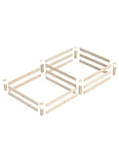 2-Tier Pine Raised Garden Bed, 4'x8' -Gardening Sales Store 8612253 01v