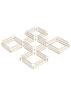 2-Tier Pine Raised Garden Bed, 80 Sqft.12'x12' -Gardening Sales Store 8612255 01v