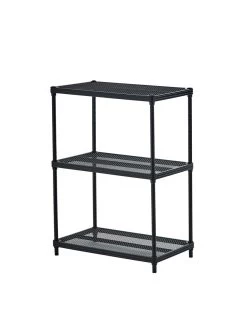 MeshWorks © 3 Tier Plant Shelving -Gardening Sales Store 8613016 04v meshworks 3 tier plant shelf black