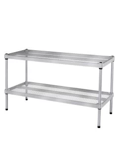 MeshWorks © Stacking Plant Shelves 17 MeshWorks © Stacking Plant Shelves -Gardening Sales Store 8613018 13v meshworks stacking plant shelves silver