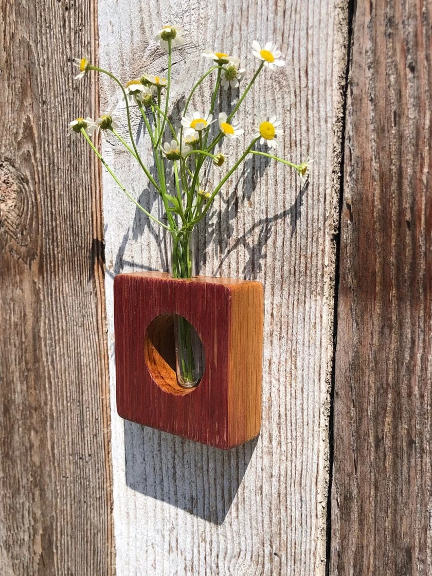 Wine Barrel Counter Top Vase Or Propagation Station 6 Wine Barrel Counter Top Vase Or Propagation Station - Image 6