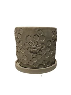 Concrete Honeycomb Bee Planter -Gardening Sales Store 8613044 01v