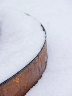 Birdies™ Corten Steel Round Raised Bed, Large, Low -Gardening Sales Store 8613245 0073