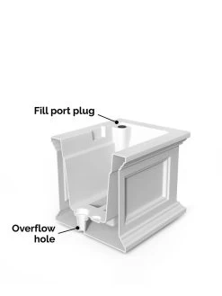 Fairfield Self-Watering Window Box, 2’ -Gardening Sales Store 8613268 04V tif