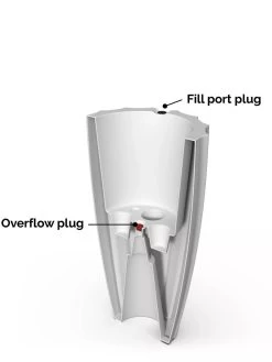 Sedona Tall Planter, 28" Height -Gardening Sales Store 8613525 08V