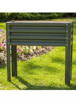 Metal Double Height Raised Garden Bed -Gardening Sales Store 8613688 06V 3 4