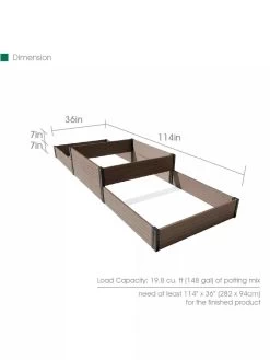 Terraced Triple Garden Bed 5 Terraced Triple Garden Bed -Gardening Sales Store 8614257 01V 3 4