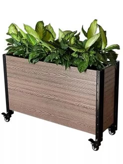 Mobile Deep Trough Planter -Gardening Sales Store 8614263 02V