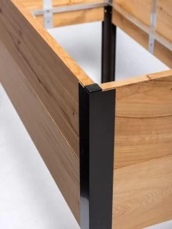 Self-Watering Eco-Stained Elevated Planter Box, 2' X 8' -Gardening Sales Store Cypress 0165 tif 5